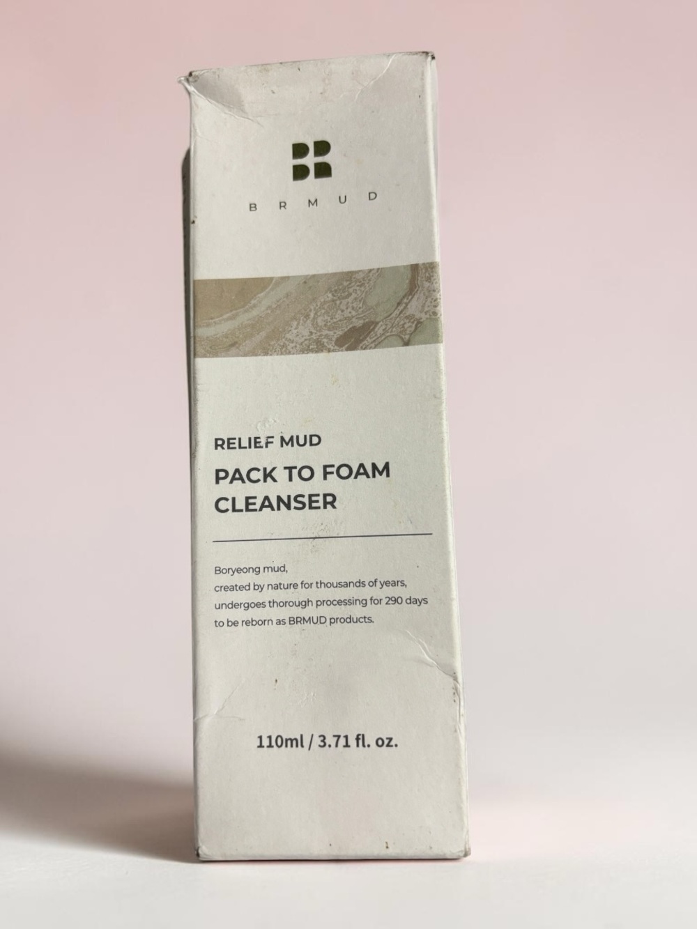 NIB BRMUD Relief Mud Pack to Foam Cleanser - 2-in-1